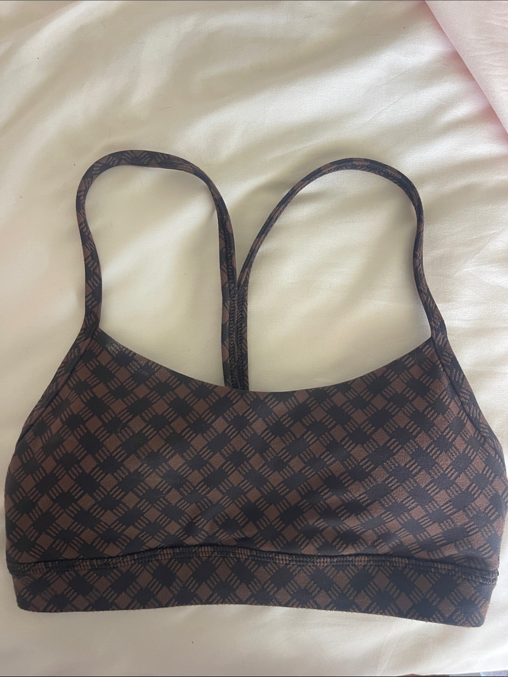 Lululemon Flow Y Nulu Bra Jacquard
